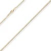 2,6mm Flach-Panzerkette weit Collier Halskette aus 585 Gold Gelbgold 50cm