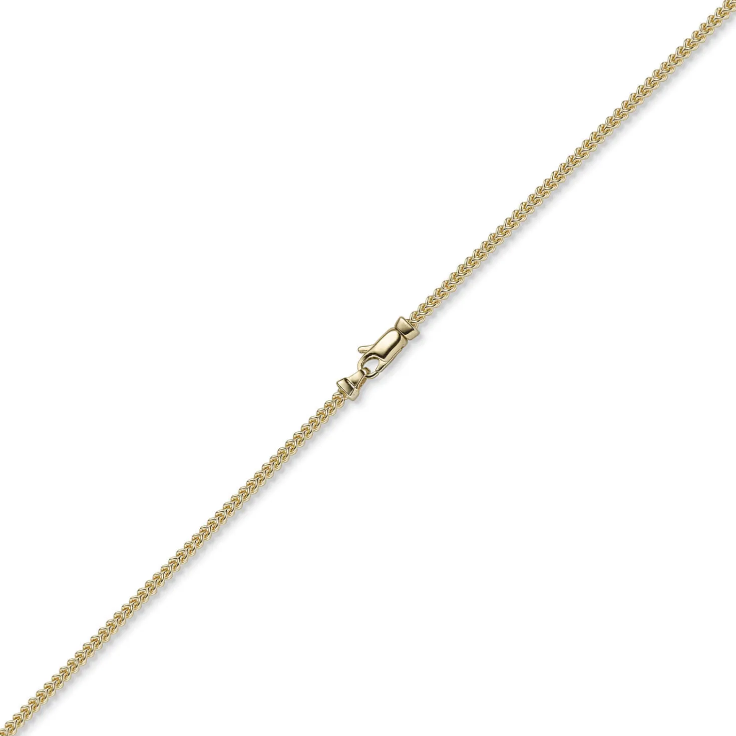 2mm Franco Armband Armkette Armschmuck aus 750 Gold Gelbgold massiv 21cm