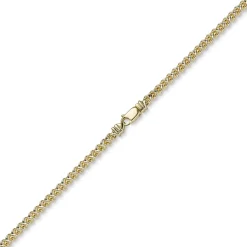 3,5mm Franco Kette Halskette Collier aus 585 Gold Gelbgold massiv 55cm