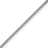 3,5mm Franco Kette Halskette Collier aus 750 Gold Weißgold massiv 70cm