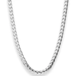 5,1mm Fuchsschwanzkette Silberkette Collier Halskette aus 925 Silber 50cm
