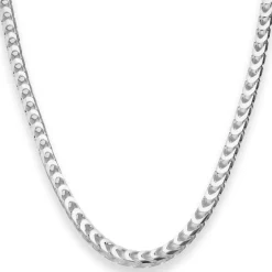 5,6mm Fuchsschwanzkette Silberkette Collier Halskette aus 925 Silber 50cm