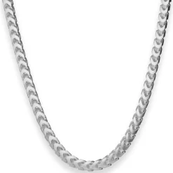 5,1mm Fuchsschwanzkette Silberkette Collier Halskette aus 925 Silber matt 50cm