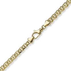 5,5mm Garibaldi Armband Armkette aus 585 Gold Gelbgold massiv 19cm