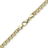 7mm Garibaldi Armband Armkette aus 585 Gold Gelbgold massiv 21cm
