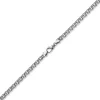 7mm Garibaldi Armband Armkette aus 585 Gold Weißgold massiv 21cm