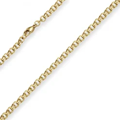 5,2mm Garibaldikette Goldkette Collier Halskette aus 585 Gold Gelbgold 45cm