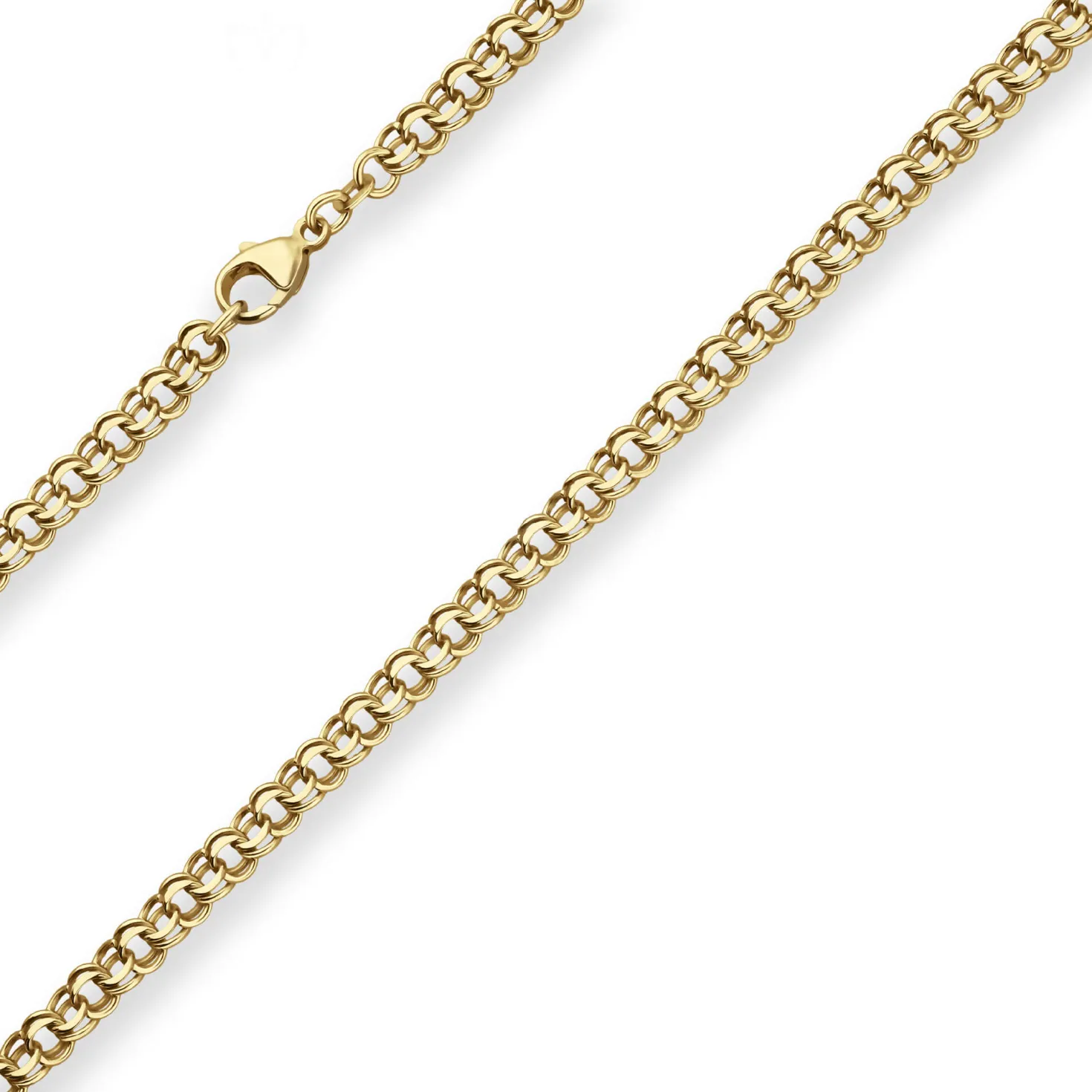 5,2mm Garibaldikette Goldkette Collier Halskette aus 585 Gold Gelbgold 55cm