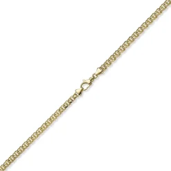 5,5mm Garibaldi Kette Halskette aus 585 Gold Gelbgold massiv 50cm