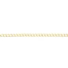 5,7mm Halskette Collier Panzerkette oval flach aus 333 Gold Gelbgold massiv 50cm