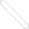 3,2mm Halskette Kette Collier aus 925 Silber rhodiniert 50cm Silberkette