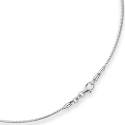 1,2mm Halsreif Halskette aus 333 Gold Weißgold 45cm