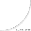 1,2mm Halsreif Halskette aus 925 Silber 50cm