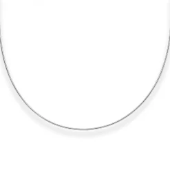 1,2mm Halsreif Halskette aus 925 Silber 50cm