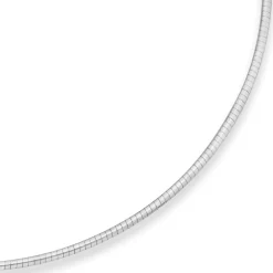 2mm Halsreif Halskette aus 925 Silber 40cm