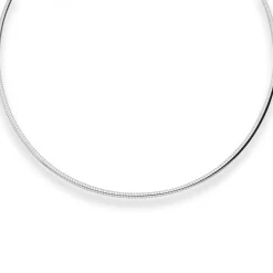 3mm Halsreif Halskette aus 925 Silber 40cm