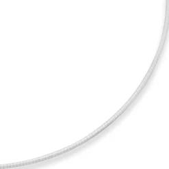 2mm Halsreif Halskette aus 925 Silber matt 42cm