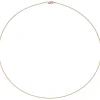 1,1mm Halsreif Omegareif aus 925 Silber rotgold vergoldet 42cm Halsschmuck
