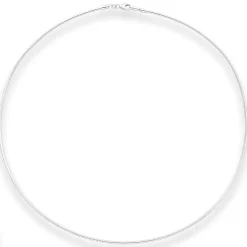 1,5mm Halsreif Omegareif Halskette aus 925 Silber 50cm