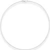 1,2mm Halsreif Omegareif Halskette aus 925 Silber rhodiniert 38cm