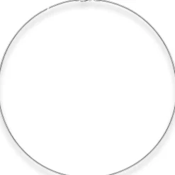 1,5mm Halsreif Omegareif Halskette aus 925 Silber rhodiniert 45cm