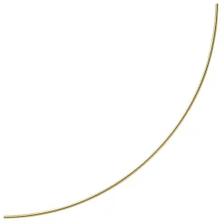 1,2mm Halsreif Omegareif Omegakette Collier 750 Gold Gelbgold, rund, 42cm