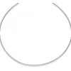 1,5mm Halsreif Omegareif Omegakette Collier 585 Gold Weißgold 42cm abschraubbar