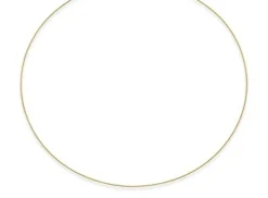 1mm Halsreif Omegareif Omegakette 750 Gold Gelbgold Goldkette 50cm abschraubbar