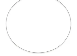 1mm Halsreif Omegareif Omegakette 750 Gold Weißgold Goldkette 50cm abschraubbar