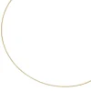 1,1mm Halsreif Omegareif 925 Silber gelbgold vergoldet 45cm Halsschmuck Damen
