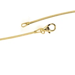 1,1mm Halsreif Reif Kette rund, 585 Gold Gelbgold, 50cm