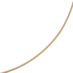 1,1mm Halsreif Reif Kette rund, 585 Gold Gelbgold, 50cm