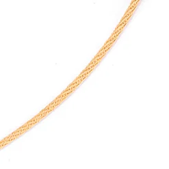 1.1mm Halsreif Reif Kette rund, 750 Gold Gelbgold, 50cm