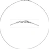 1.2mm Halsreif Reif Kette rund, 585 Weißgold Gold, 42cm