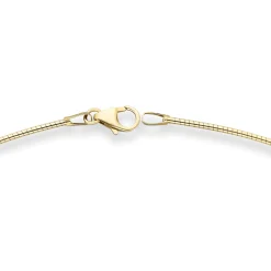1,2mm Halsreif Tondakette Collier Omegareif aus 333 Gold Gelbgold 45cm