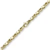 4,5mm Herren Armband Armschmuck Armkette aus 585 Gold Gelbgold 21cm
