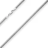 4,4mm Herringbonekette Kette Collier Halskette aus 925 Silber rhodiniert 45cm