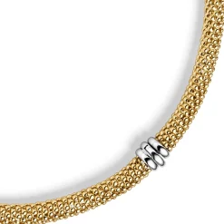 8,5mm Himbeer Kette Collier Halsschmuck aus 585 Gold Gelbgold 50cm