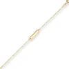 1,5mm Id-Armband Figarokette diamantiert Armschmuck aus 585 Gold Gelbgold 16cm