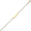 1,4mm Id-Armband Panzerkette Armschmuck aus 585 Gold Gelbgold 12cm