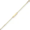 1,7mm Id-Armband Panzerkette Armschmuck aus 585 Gold Gelbgold 14cm