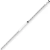 3,8mm Id-Armband Panzerkette Schildband Armschmuck aus 925 Silber 17cm