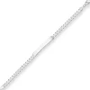 5,4mm Id-Armband Panzerkette Silberarmband Armschmuck aus 925 Silber 21cm