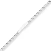 6,5mm Id-Armband Panzerkette Silberarmband Armschmuck aus 925 Silber 21cm