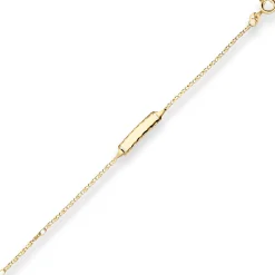 1,6mm Id-Armband S-Panzerkette Goldarmband Armschmuck aus 585 Gold Gelbgold 12cm