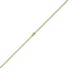 2,5mm Kette Collier Ankerkette aus 585 Gold Gelbgold, 45cm,