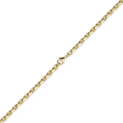 5mm Kette Collier Ankerkette aus 750 Gold Gelbgold, 50cm, Herren