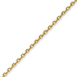 5mm Kette Collier Ankerkette aus 585 Gold Gelbgold, 55cm, Herren
