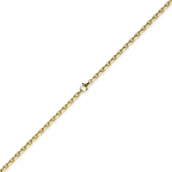4mm Kette Collier Ankerkette aus 585 Gold Gelbgold, 50cm, Herren