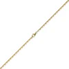 3mm Kette Collier Ankerkette aus 585 Gold Gelbgold, 55cm, Unisex